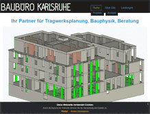 Tablet Screenshot of baubuero-karlsruhe.com